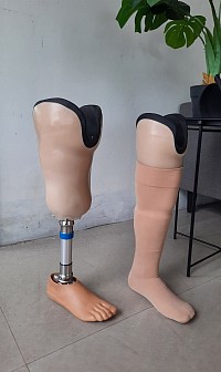 Kaki palsu single axis import lebih lentur harga 6juta an