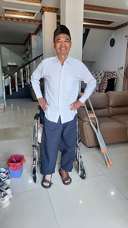 kaki palsu bawah lutut wilayah bogor